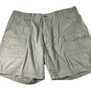 Natural Issue Tan Cargo Shorts Mens Size 40 Cotton Outdoor Casual